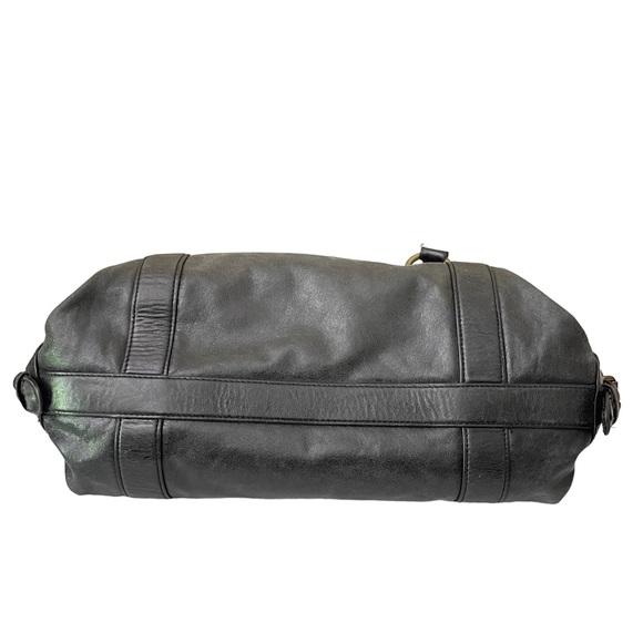 Hobo International Black Leather Tote Shoulder Bag Purse - Picture 8 of 12